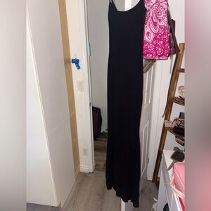SKIMS Classic Black Maxi Dress Worn Once